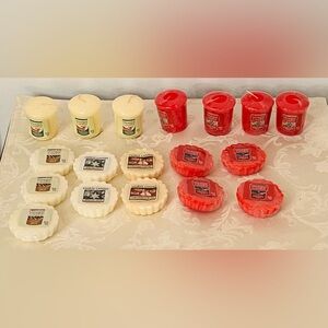 Brand New Yankee Candle Mixed Lot Of Discontinued Tarts And Votive Candles